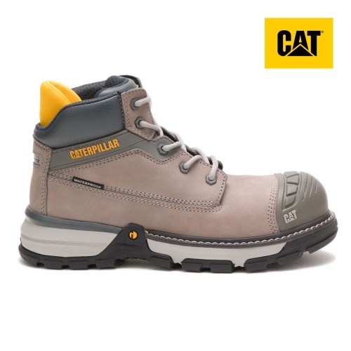 Caterpillar Excavator Superlite Waterproof Nano Toe Werkschoenen Dames Grijs (ASFB.NL)